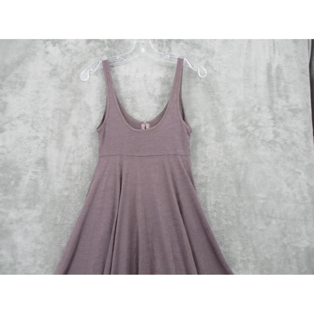 Free People Dress Womens Size XS Animal Print Hook & Eye Babydoll Asymmetric